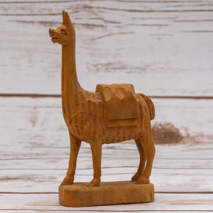 Vintage Hand Carved Alpaca from Equador